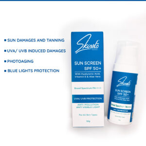 SKINATO Sunscreen - SPF 50+ PA++++ Hydrating Sunscreen  (50 g) - Image 5